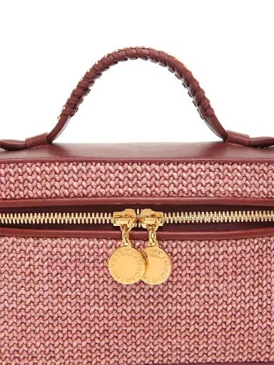 Stella McCartney Women's Falabella Raffia Vanity Case | Thumbnail 6 Stella McCartney Women's Falabella Raffia Vanity Case | Thumbnail 6