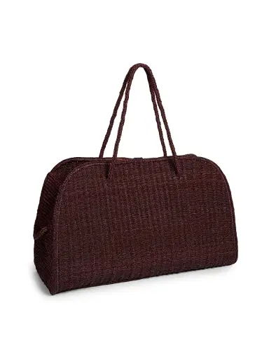 Jacquemus Women's Le Grand Turismo Raffia Tote Bag - Brown | Thumbnail 6
