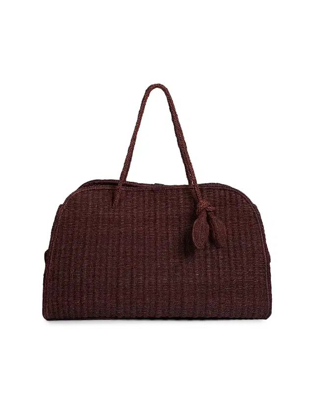 Women's Le Grand Turismo Raffia Tote Bag - Brown