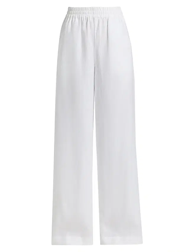 Women's Tyler Linen Wide-Leg Pants - Cream
