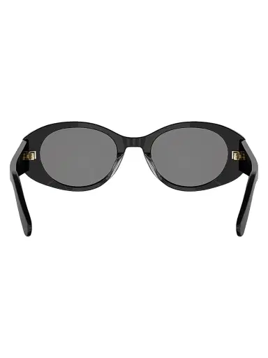 Dior Women's Glow B3I 51MM Tortoiseshell Oval Sunglasses - Shiny Black Smoke | Thumbnail 5 Dior Women's Glow B3I 51MM Tortoiseshell Oval Sunglasses - Shiny Black Smoke | Thumbnail 5