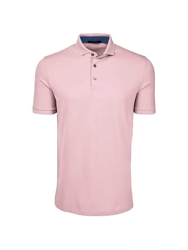Men's Crowley Polo Shirt - Pink Sky