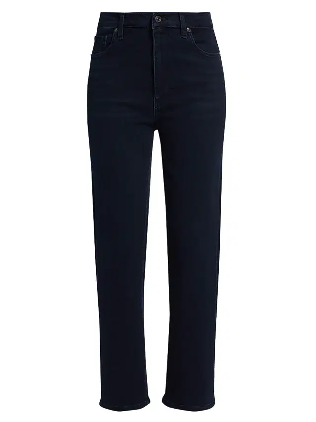 FRAME Women's Le Sleek Cotton-Blend High-Rise Straight-Leg Jeans - Century