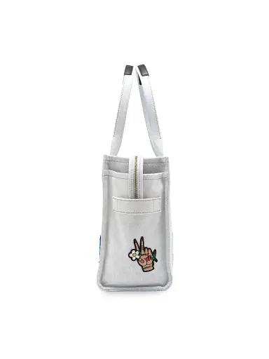 Marc Jacobs Women's The Camp Patchwork Denim Tote Bag - Light Wash | Thumbnail 2