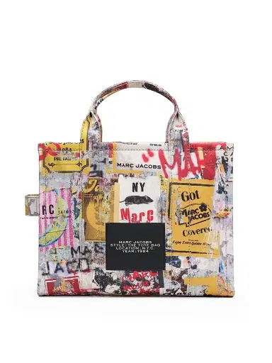 Marc Jacobs Women's The Pop Americana Canvas Tote Bag - White Multi | Thumbnail 6 Marc Jacobs Women's The Pop Americana Canvas Tote Bag - White Multi | Thumbnail 6