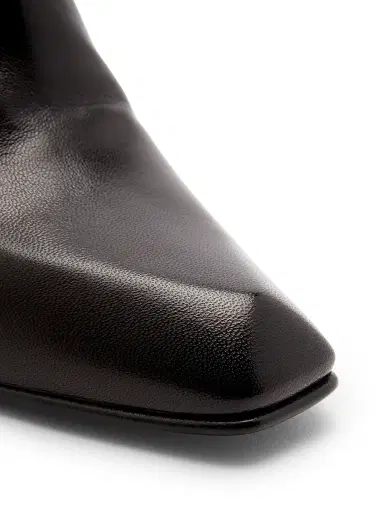 Alexander McQueen Women's Horn 105MM Leather Foldover Lace-Back Boots | Thumbnail 6 Alexander McQueen Women's Horn 105MM Leather Foldover Lace-Back Boots | Thumbnail 6