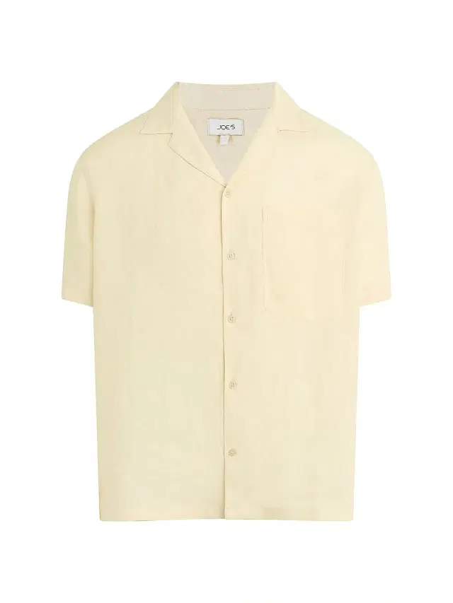 Men's Camp Collar Linen Shirt - Summer Sand