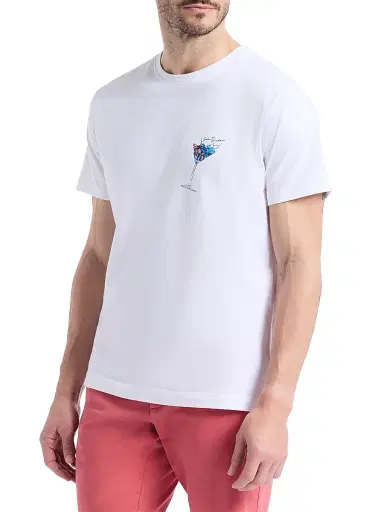 Robert Graham Men's Wavy Sips Graphic T-Shirt | Thumbnail 4 Robert Graham Men's Wavy Sips Graphic T-Shirt | Thumbnail 4