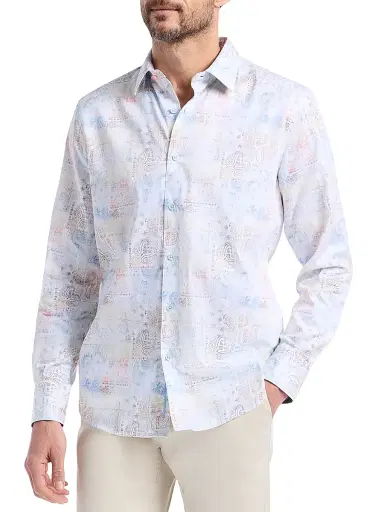 Robert Graham Men's Vista Paisley Print Shirt | Thumbnail 4 Robert Graham Men's Vista Paisley Print Shirt | Thumbnail 4