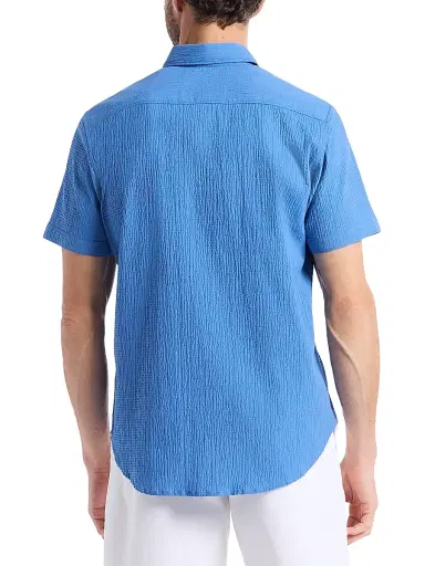 Robert Graham Men's Thresher Seersucker Short-Sleeve Shirt | Thumbnail 5 Robert Graham Men's Thresher Seersucker Short-Sleeve Shirt | Thumbnail 5