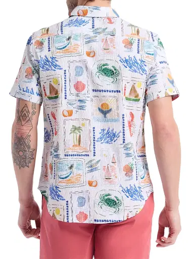 Robert Graham Men's Isla Vista Short-Sleeve Shirt | Thumbnail 5