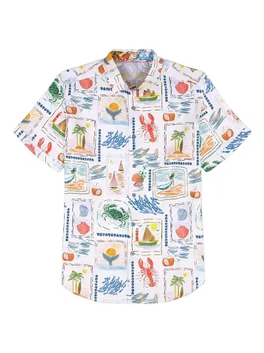 Robert Graham Men's Isla Vista Short-Sleeve Shirt | Thumbnail 1