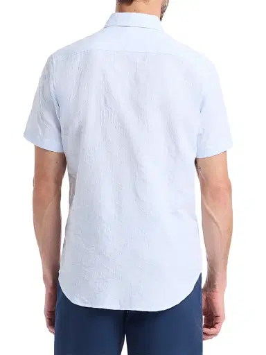 Robert Graham Men's Brackenbury Cotton Short-Sleeve Shirt | Thumbnail 5