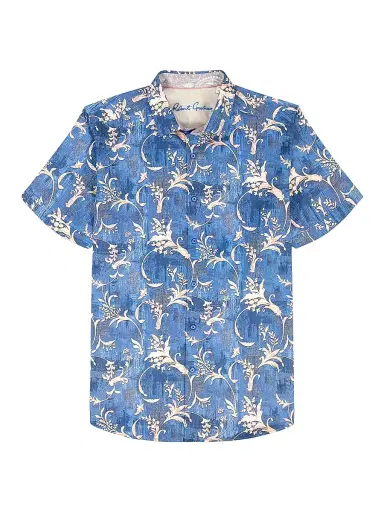 Robert Graham Men's Junipero Woven Short-Sleeve Shirt | Thumbnail 1 Robert Graham Men's Junipero Woven Short-Sleeve Shirt | Thumbnail 1