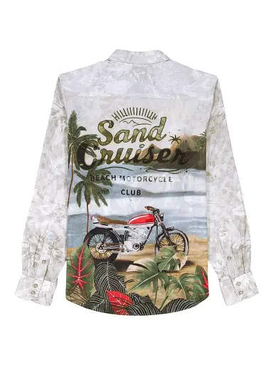 Robert Graham Men's Sand Cruiser Floral Graphic Shirt - Size XXL | Thumbnail 3 Robert Graham Men's Sand Cruiser Floral Graphic Shirt - Size XXL | Thumbnail 3