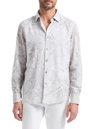 Robert Graham Men's Sand Cruiser Floral Graphic Shirt - Size XXL | Thumbnail 4 Robert Graham Men's Sand Cruiser Floral Graphic Shirt - Size XXL | Thumbnail 4