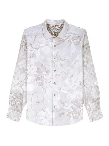 Robert Graham Men's Sand Cruiser Floral Graphic Shirt - Size XXL | Thumbnail 1 Robert Graham Men's Sand Cruiser Floral Graphic Shirt - Size XXL | Thumbnail 1