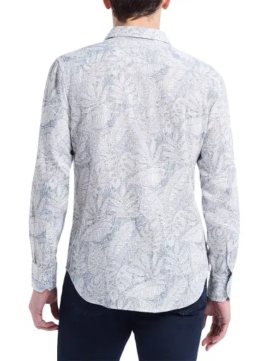 Robert Graham Men's Winesap Damask Woven Shirt | Thumbnail 5
