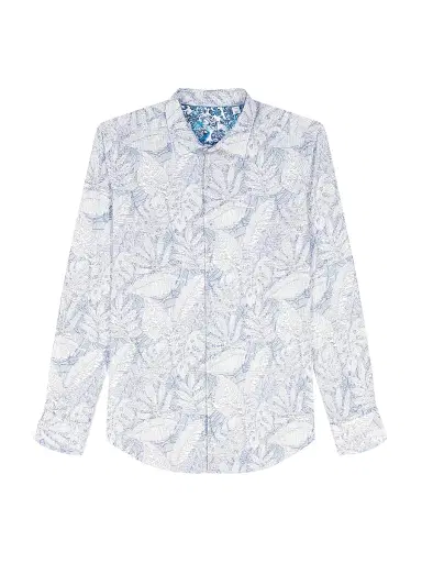 Robert Graham Men's Winesap Damask Woven Shirt | Thumbnail 1