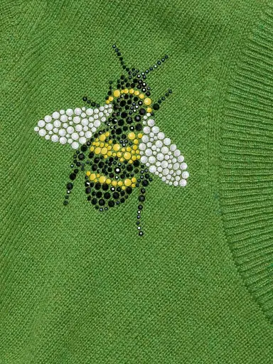 Libertine Women's Buzz Off Shrunken Cashmere Sweater | Thumbnail 7
