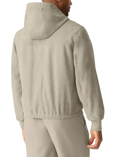 Mackage Men's Sylas Suede Hooded Jacket | Thumbnail 4 Mackage Men's Sylas Suede Hooded Jacket | Thumbnail 4