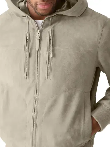 Mackage Men's Sylas Suede Hooded Jacket | Thumbnail 7 Mackage Men's Sylas Suede Hooded Jacket | Thumbnail 7