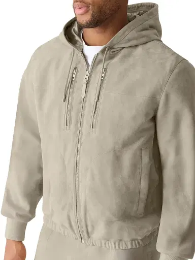 Mackage Men's Sylas Suede Hooded Jacket | Thumbnail 8 Mackage Men's Sylas Suede Hooded Jacket | Thumbnail 8