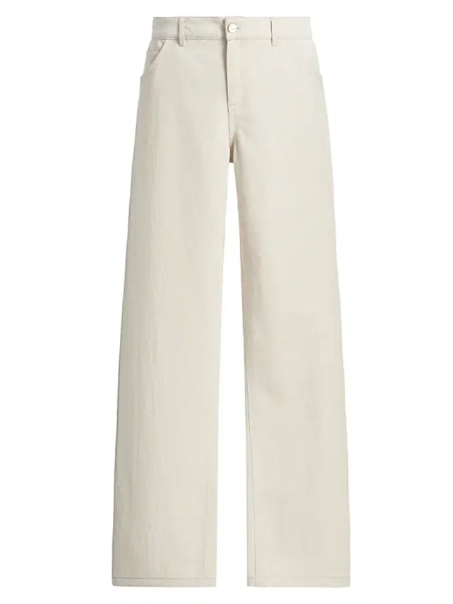 Lamarque Women's Taleen Cotton-Linen Wide-Leg Pants - Natural