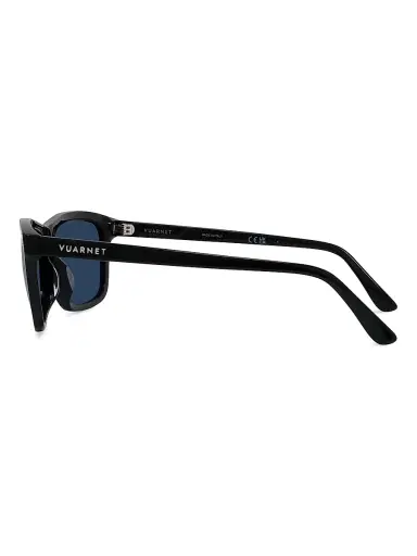 Vuarnet Men's Lifestyle-Belvedere 57MM Rectangular Sunglasses - Shiny Black Smoke | Thumbnail 3 Vuarnet Men's Lifestyle-Belvedere 57MM Rectangular Sunglasses - Shiny Black Smoke | Thumbnail 3