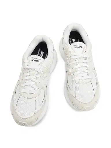 Comme des Garçons Men's Homme X New Balance Low-Top Sneakers - White - Size 10 | Thumbnail 5
