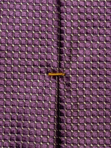 Eton Men's Geometric Satin Silk Tie | Thumbnail 4