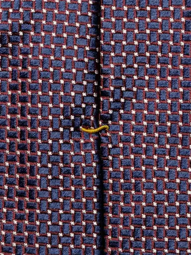 Eton Men's Micro Geometric Silk Tie | Thumbnail 4 Eton Men's Micro Geometric Silk Tie | Thumbnail 4