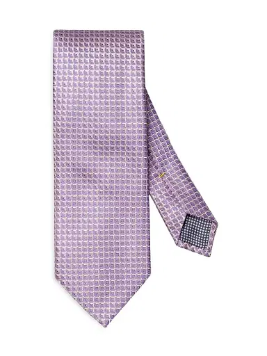 Eton Men's Geometric Silk Tie | Thumbnail 1 Eton Men's Geometric Silk Tie | Thumbnail 1