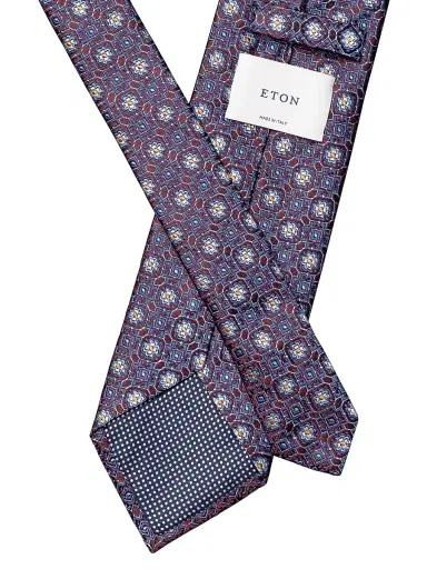 Eton Men's Medallion Silk Tie | Thumbnail 3 Eton Men's Medallion Silk Tie | Thumbnail 3