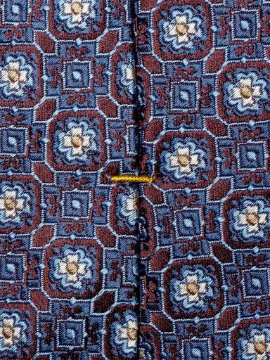 Eton Men's Medallion Silk Tie | Thumbnail 4 Eton Men's Medallion Silk Tie | Thumbnail 4