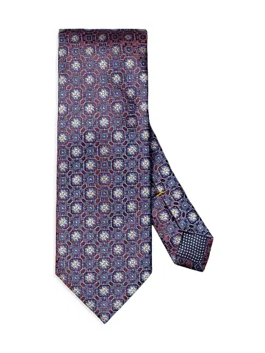 Eton Men's Medallion Silk Tie | Thumbnail 1 Eton Men's Medallion Silk Tie | Thumbnail 1