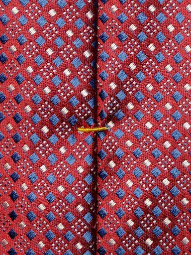 Eton Men's Micro-Geometric Silk Tie | Thumbnail 4 Eton Men's Micro-Geometric Silk Tie | Thumbnail 4