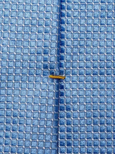 Eton Men's Geometric Silk Satin Tie | Thumbnail 4 Eton Men's Geometric Silk Satin Tie | Thumbnail 4