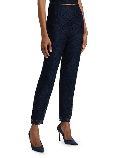 Chiara Boni La Petite Robe Women's Brett Lace Straight-Leg Pants | Thumbnail 4 Chiara Boni La Petite Robe Women's Brett Lace Straight-Leg Pants | Thumbnail 4