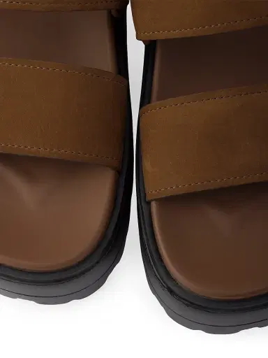 Prada Women's Nubuck Slides - Brown - Size 10 | Thumbnail 5