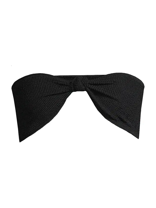 Bond-Eye Women's The Sahara Bandeau Bikini Top - Black