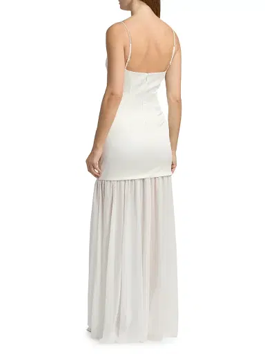 Significant Other Women's Gaia Beaded Maxi Dress - Ivory - Size 12 | Thumbnail 5