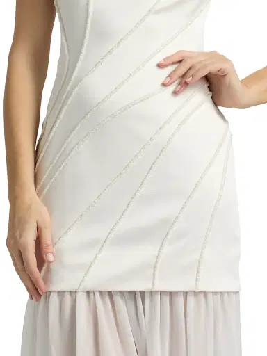 Significant Other Women's Gaia Beaded Maxi Dress - Ivory - Size 12 | Thumbnail 7