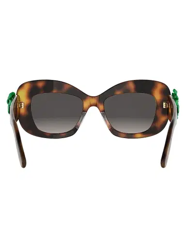 Dior Women's  Clover S3I 51MM Butterfly Sunglasses - Blonde Havana Gradient Smoke | Thumbnail 5