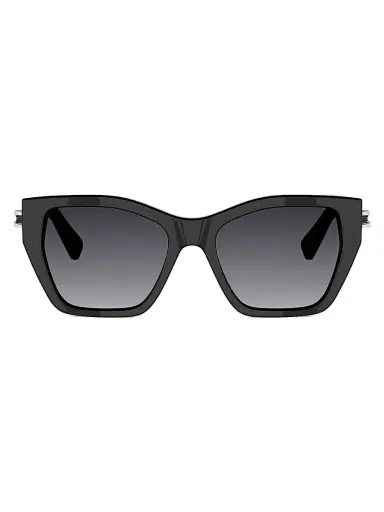 BVLGARI Women's B. Zero1 54MM Cat-Eye Sunglasses - Black Gradient Smoke | Thumbnail 2 BVLGARI Women's B. Zero1 54MM Cat-Eye Sunglasses - Black Gradient Smoke | Thumbnail 2