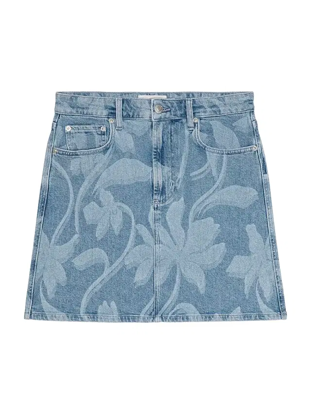 Rails Women's Burbank Floral Denim Miniskirt - Floral Laser