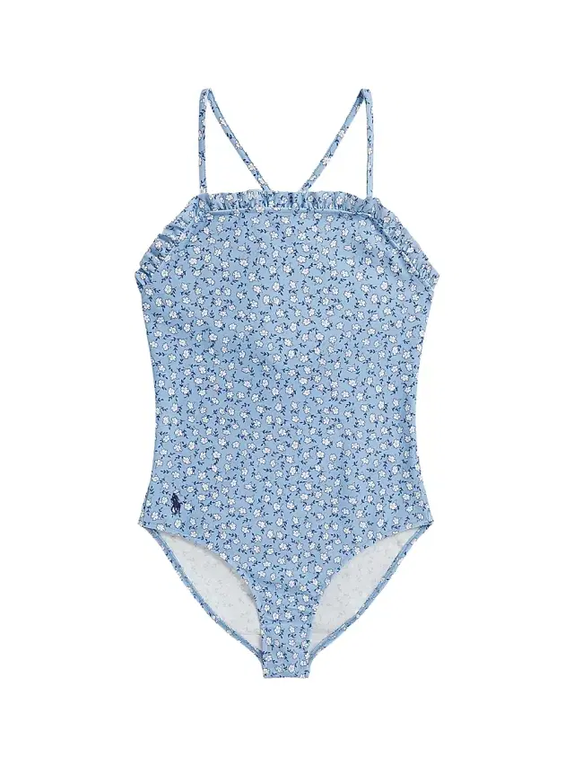 Polo Ralph Lauren Little Girl's & Girl's Floral Ruffle-Trim One-Piece Swimsuit - Georgeana Floral