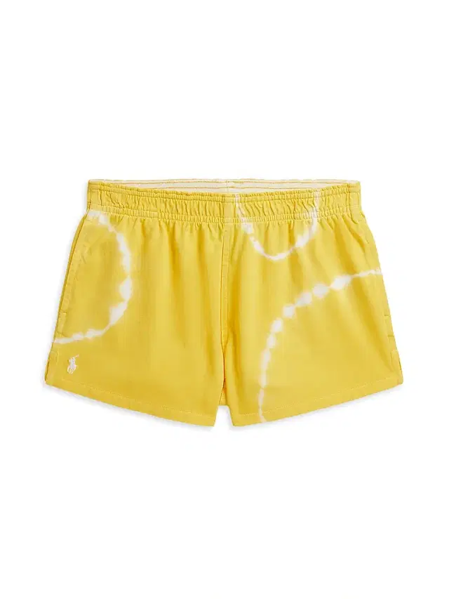 Polo Ralph Lauren Little Girl's & Girl's Tie-Dye Cotton Shorts - Signal Yellow Tie Dye