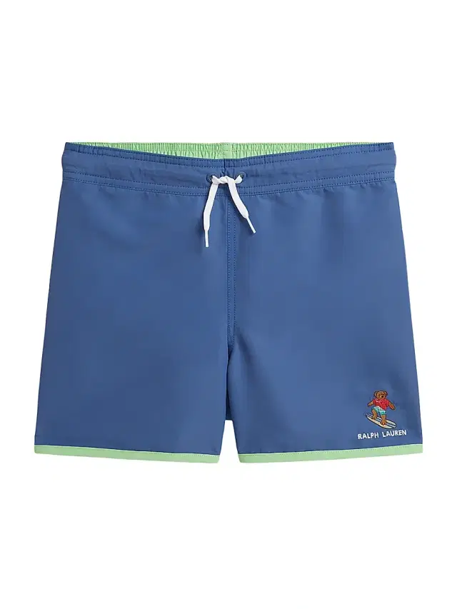 Polo Ralph Lauren Little Boy's & Boy's Polo Bear Swim Trunks - Bai Blue