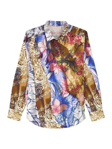 Robert Graham Men's Mendiburu Multi-Print Cotton Button-Front Shirt - Size XXL | Thumbnail 1 Robert Graham Men's Mendiburu Multi-Print Cotton Button-Front Shirt - Size XXL | Thumbnail 1